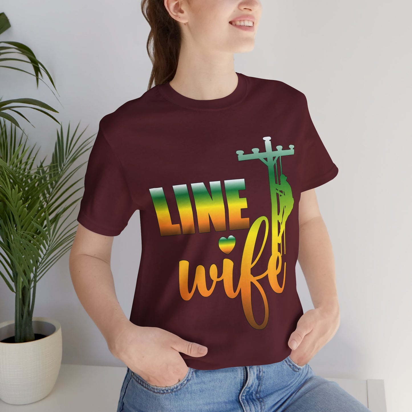 Lineman T-shirt - Line Wife gradient