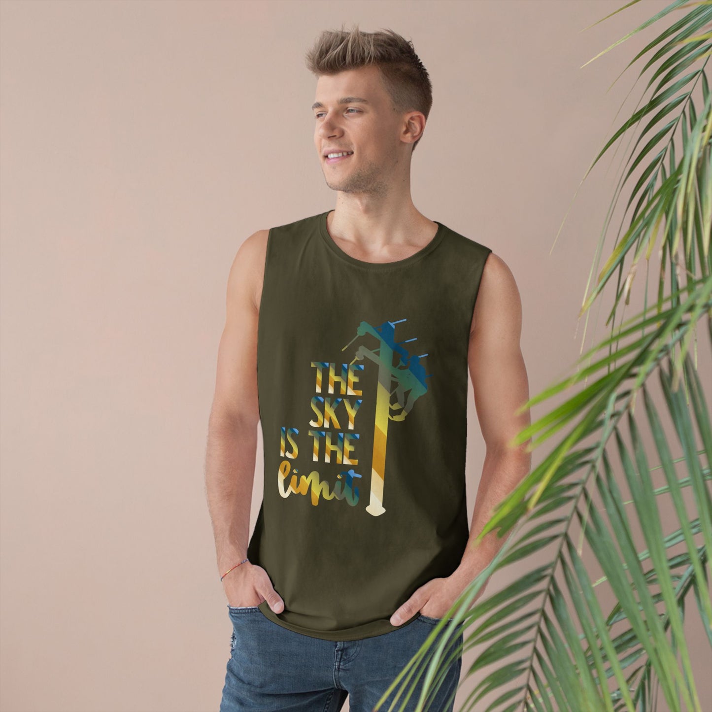 Lineman Tank - the-sky-is-the-limit-lineman colored chrome