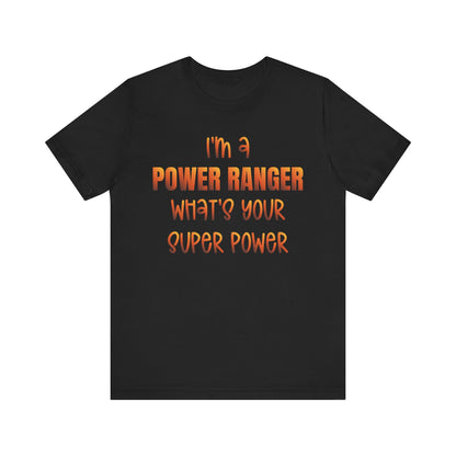 Lineman T-shirt - power ranger super power sky 24