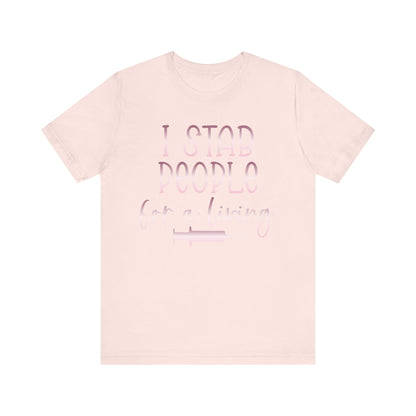I Stab People For a Living rose gold