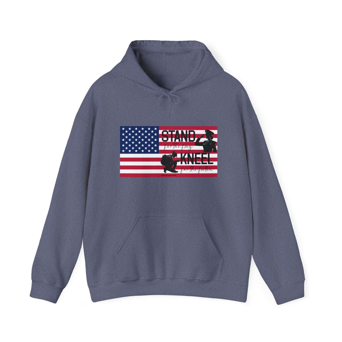 Gildan Stand for the Flag, Kneel for the Fallen Hoodie (Female)