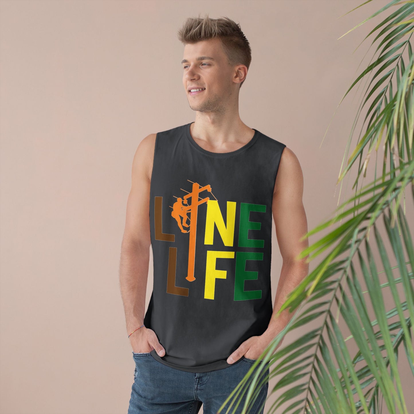 Lineman Tank - lineman-life color