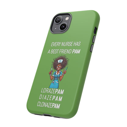 Nurse iPhone Tough Case - Every Nurse Has a Friend Named PAM Design (3) - Green