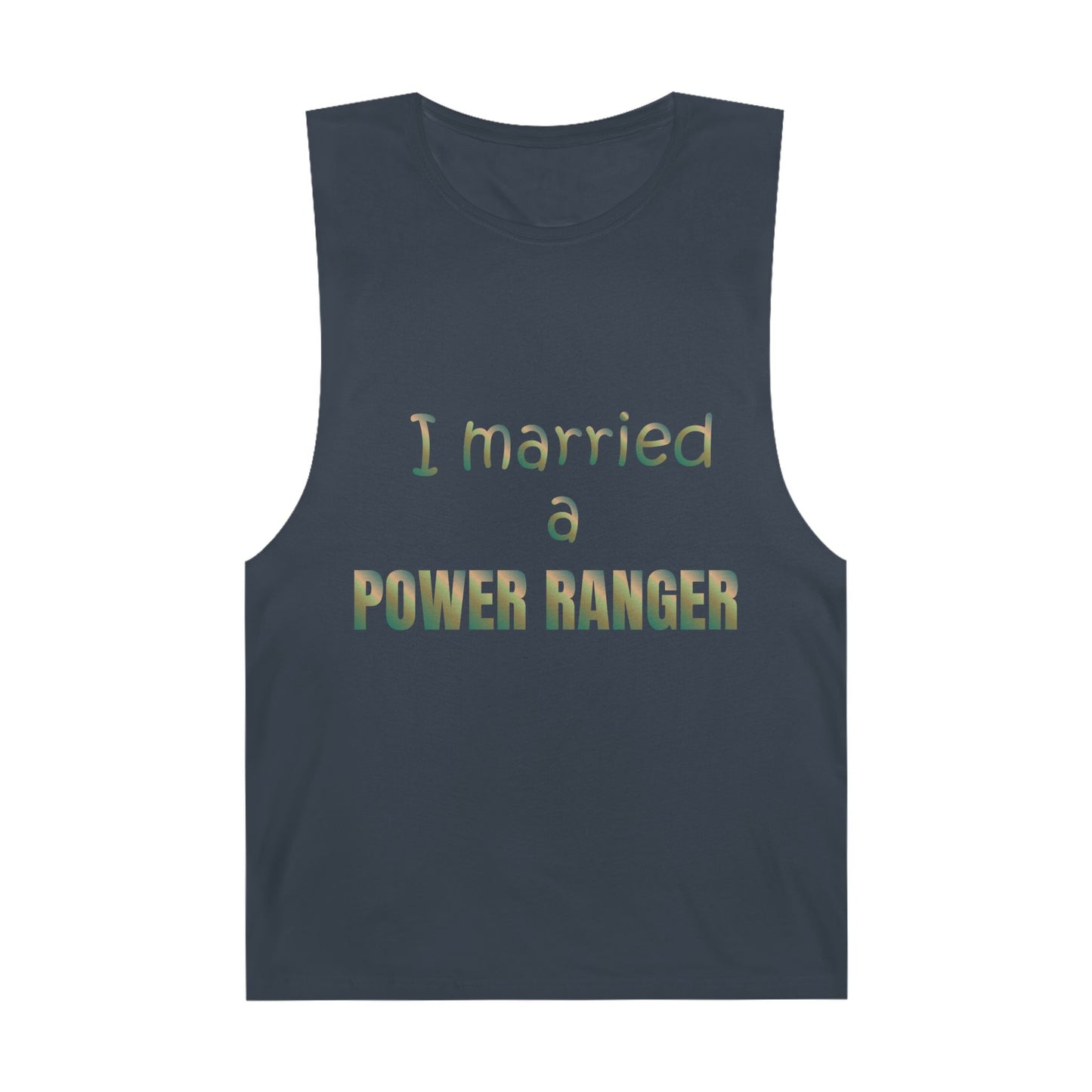 Lineman Tank - Married a Power Ranger copper patina