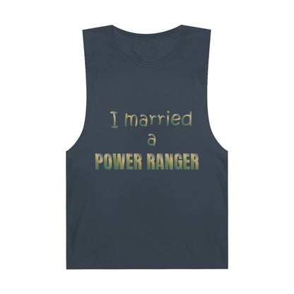 Lineman Tank - Married a Power Ranger copper patina