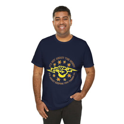 Lineman T-shirt - Its Not About The Money-color