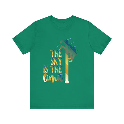 Lineman T-shirt - the-sky-is-the-limit-lineman colored chrome