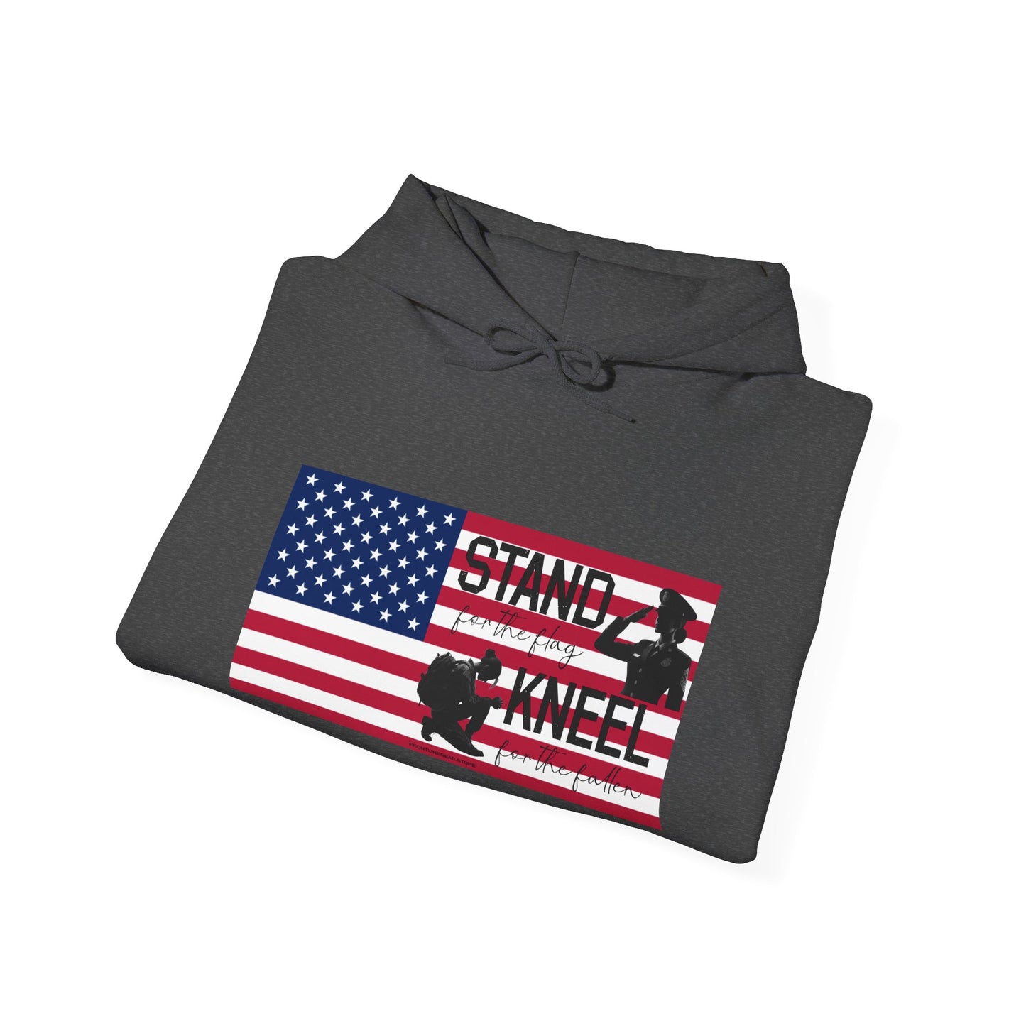 Gildan Stand for the Flag, Kneel for the Fallen Hoodie (Female)