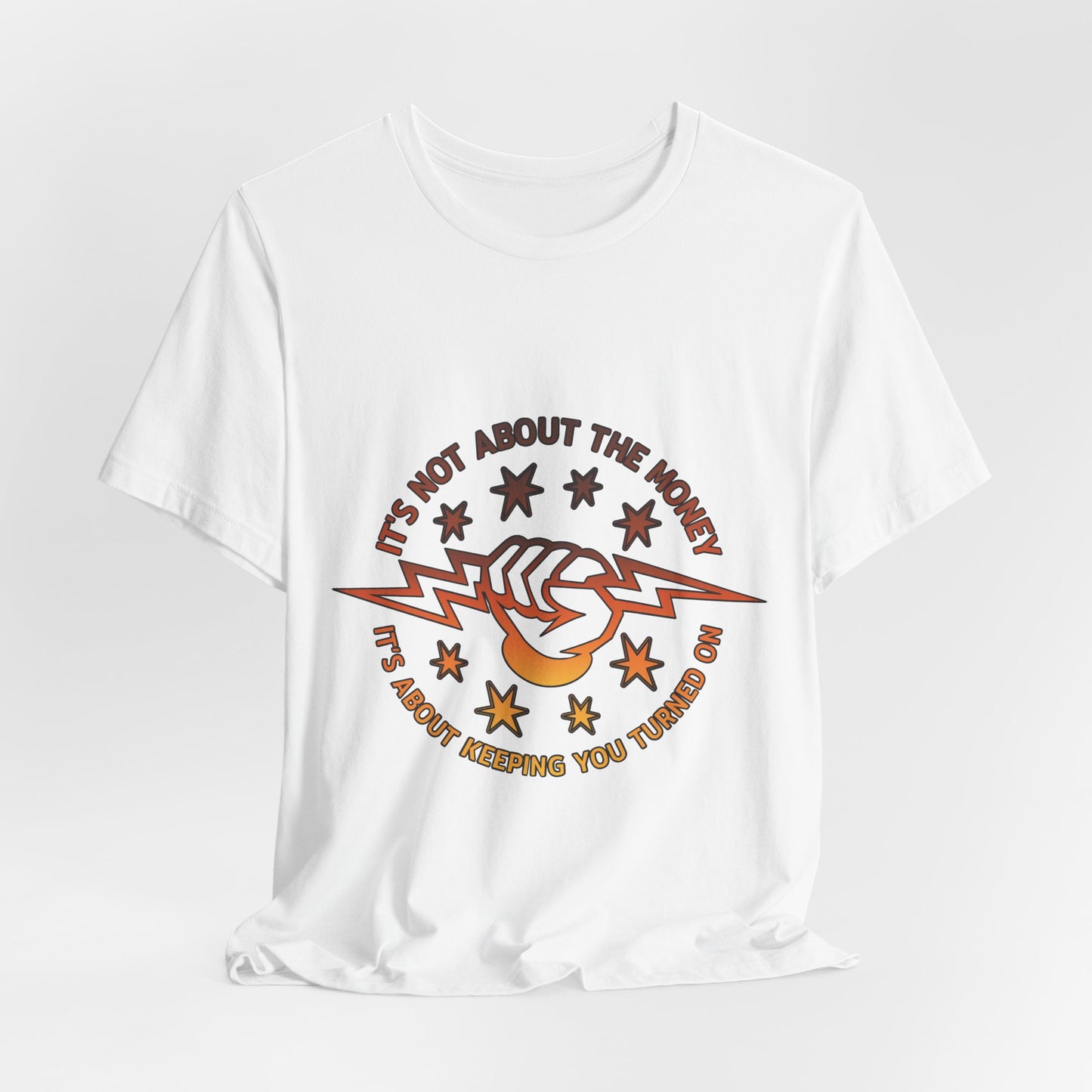 Lineman T-shirt - Its Not About The Money-sky 24