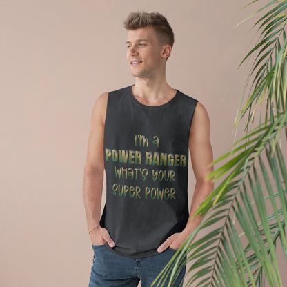 Lineman Tank - power ranger super power copper patina