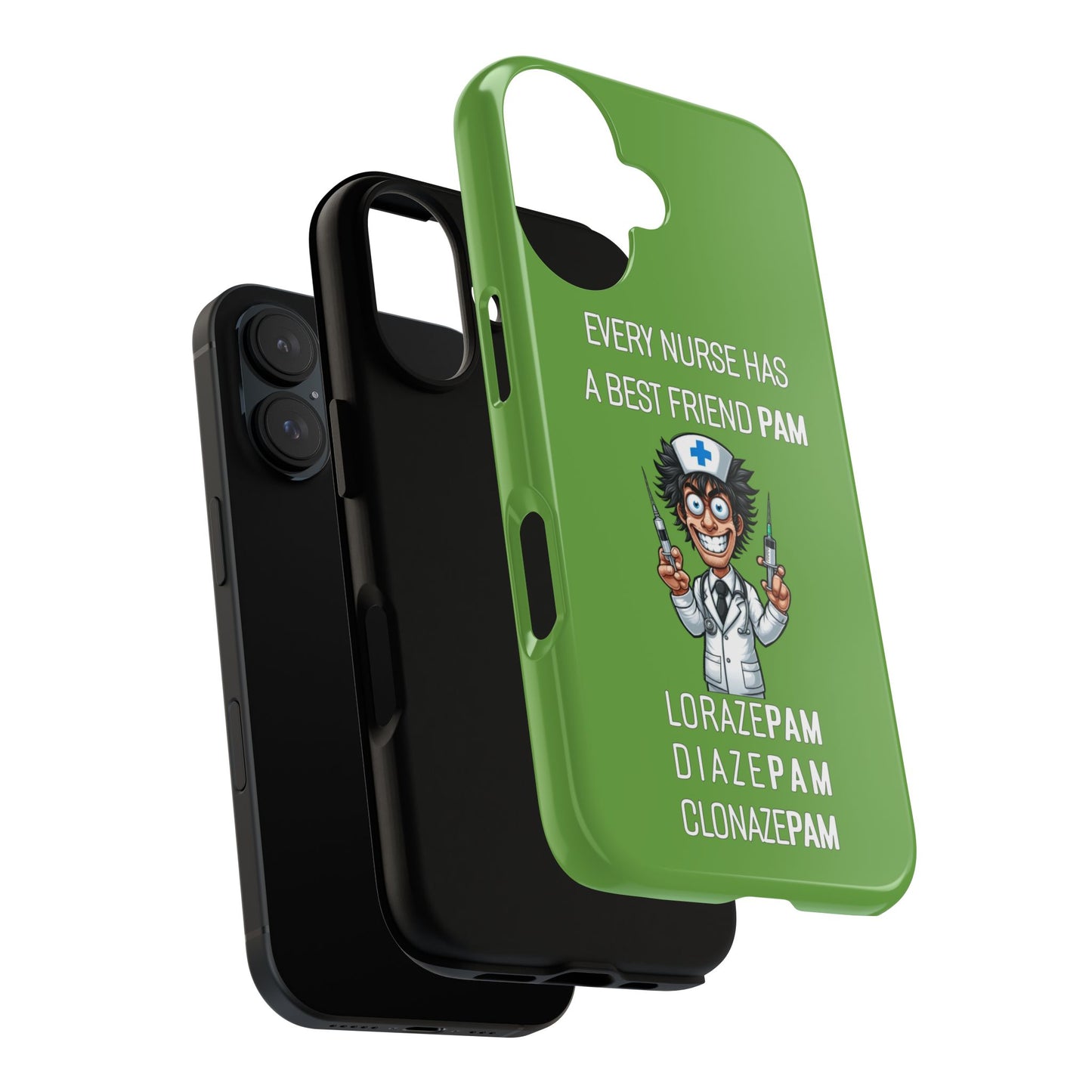 Nurse iPhone Tough Case - Every Nurse Has a Friend Named PAM Design (5) - Green