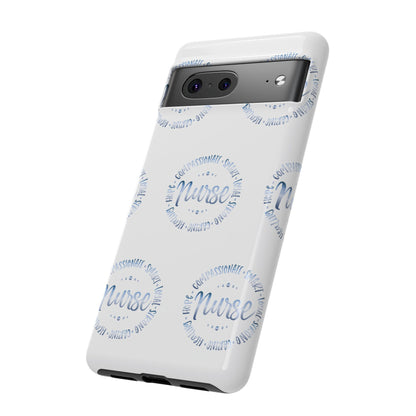 Google Pixel Tough Case - Nurse Circle  - White