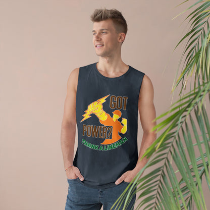 Lineman Tank - Got Power Thank A Lineman - color