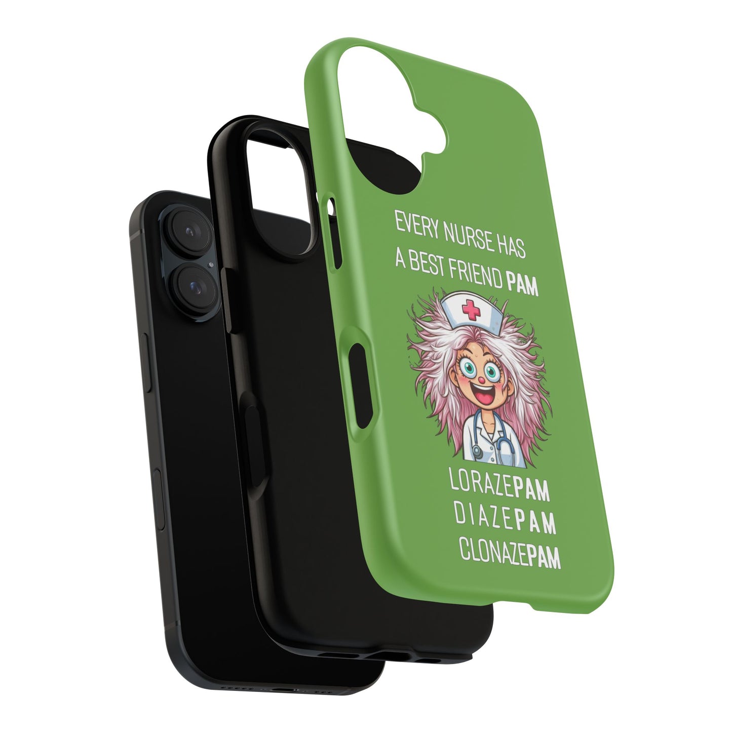 Nurse iPhone Tough Case - Every Nurse Has a Friend Named PAM Design (1) - Green