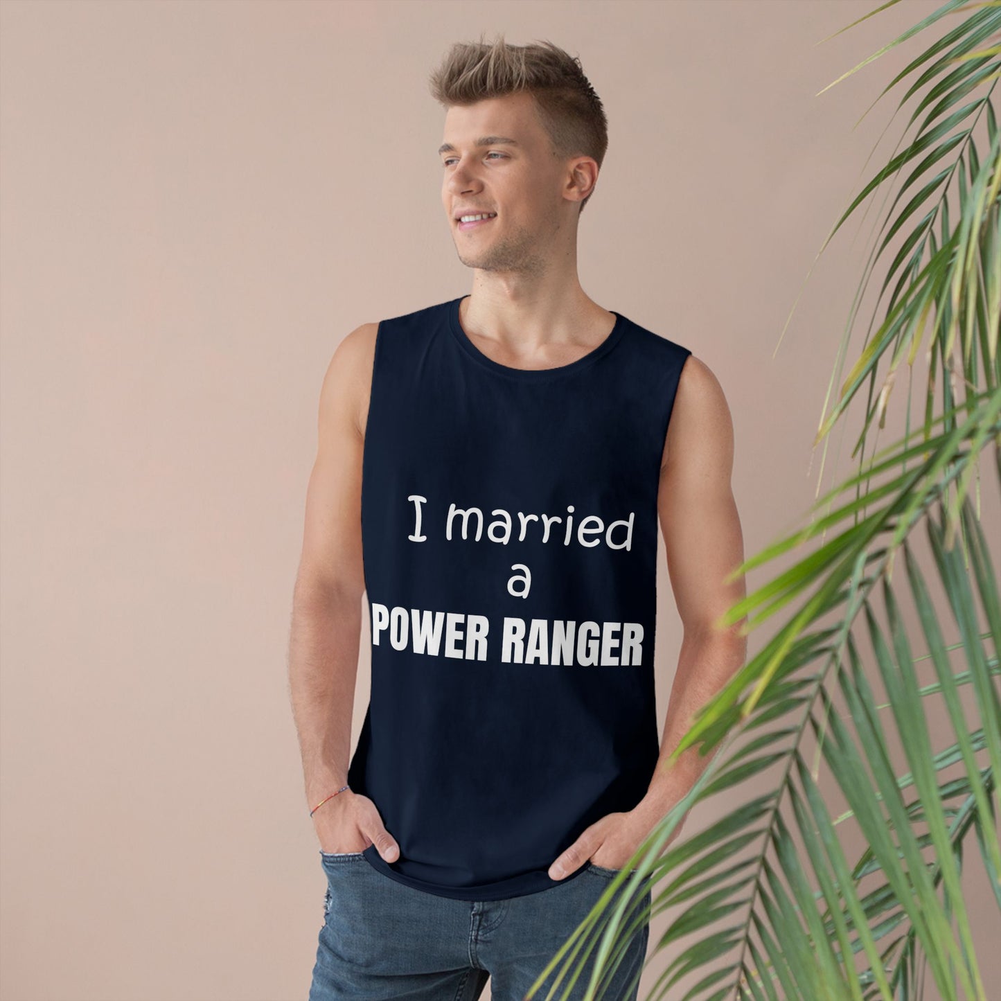Lineman Tank- Married a Power Ranger white