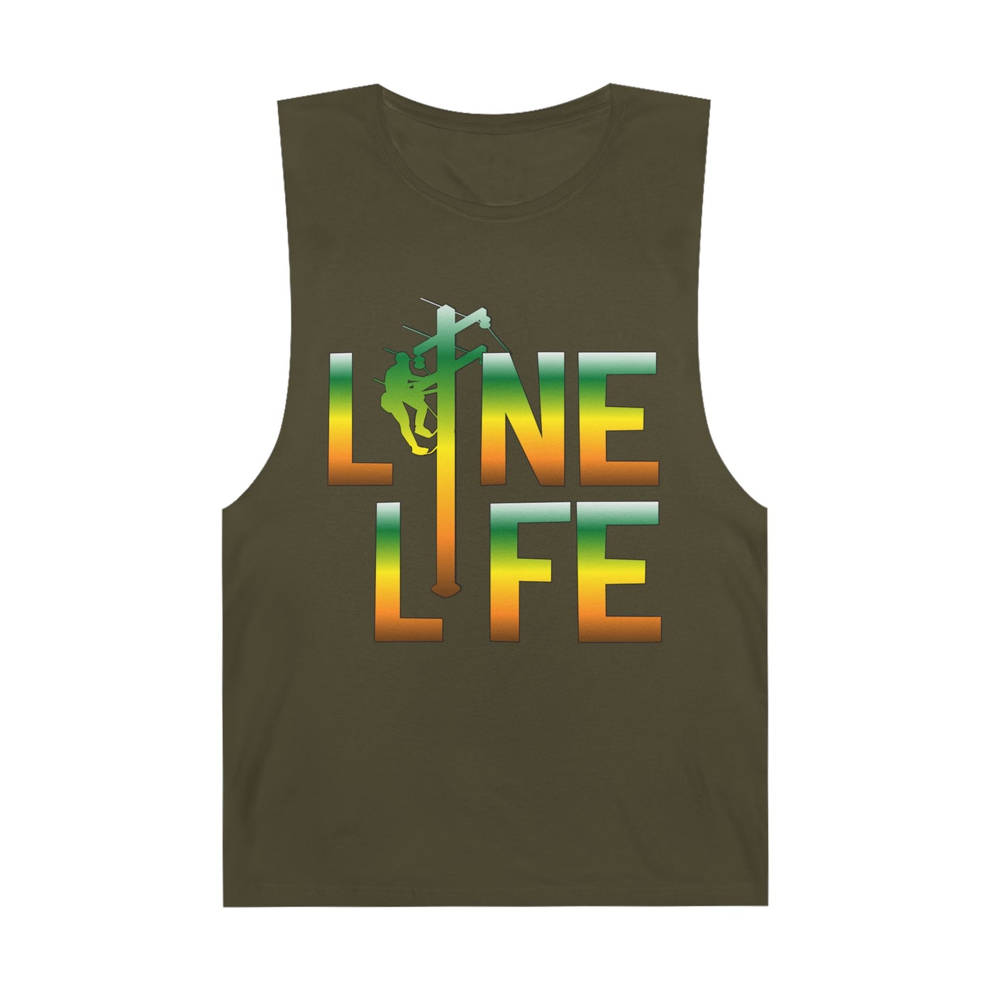 Lineman Tank - lineman-life gradient