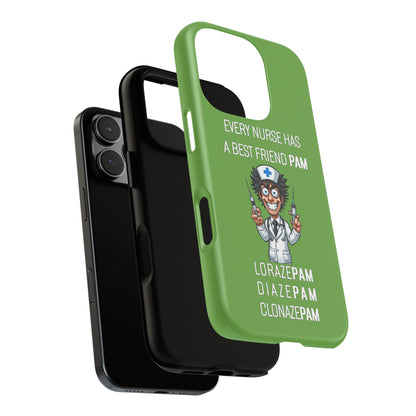 Nurse iPhone Tough Case - Every Nurse Has a Friend Named PAM Design (5) - Green