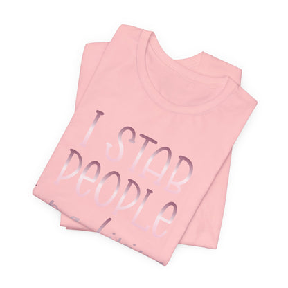 I Stab People For a Living rose gold