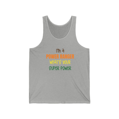 Lineman Tank - power ranger super power color