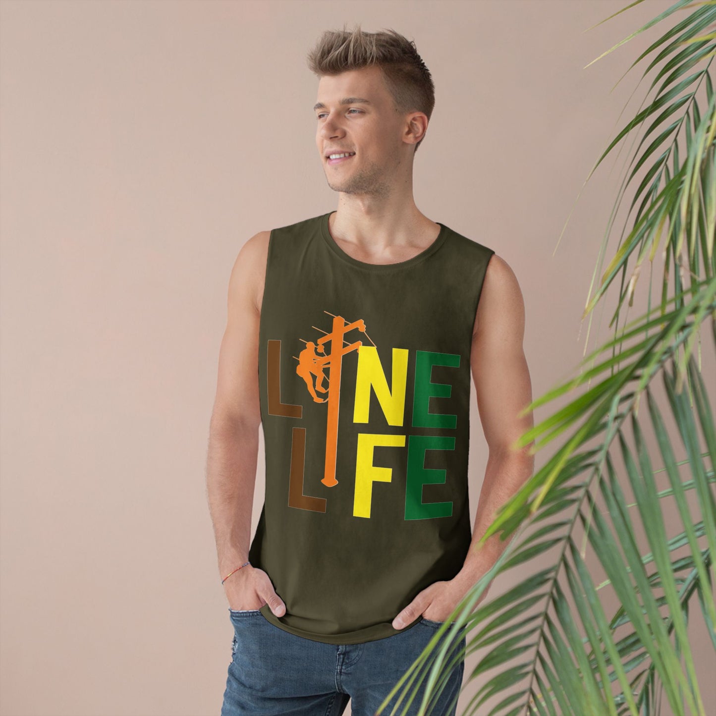 Lineman Tank - lineman-life color