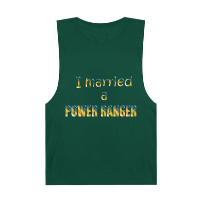Lineman Tank - Married a Power Ranger colored chrome