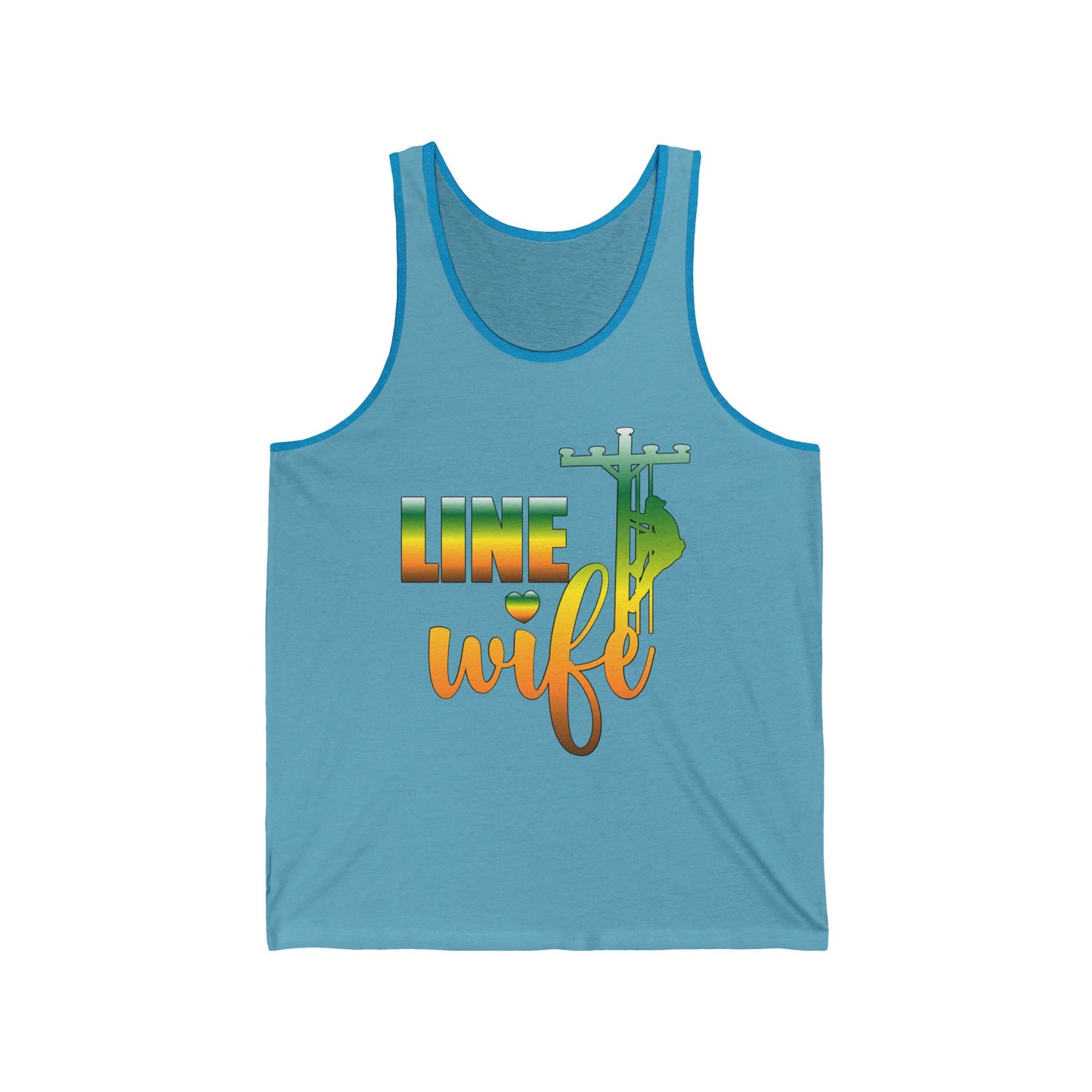 Lineman Tank - Line Wife gradient