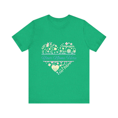 Monogram Heart pastel