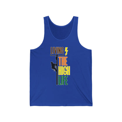 Lineman T-shirt - Living The High Life-color