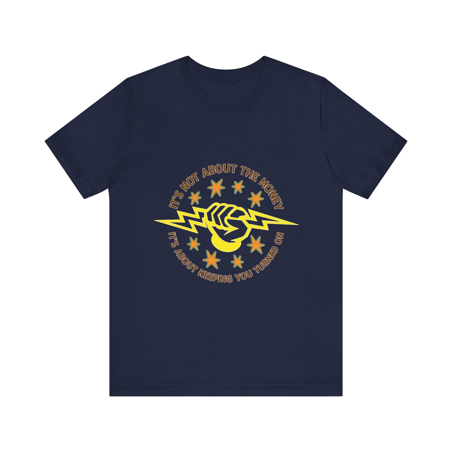Lineman T-shirt - Its Not About The Money-color