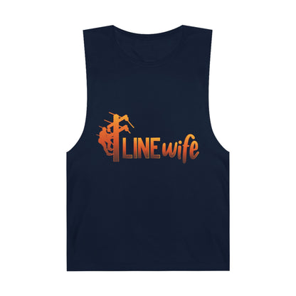 Lineman Tank - lineman-wife sky 24