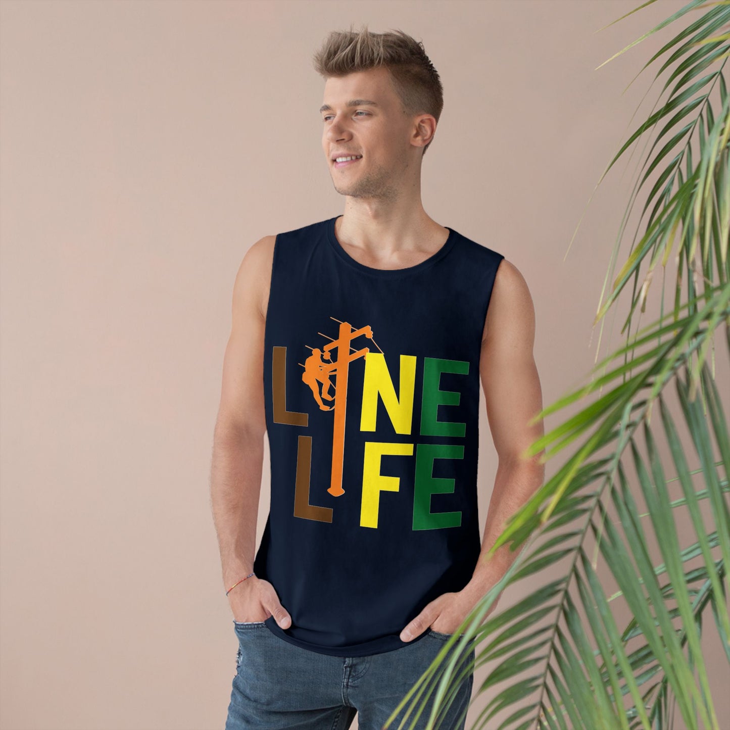 Lineman Tank - lineman-life color