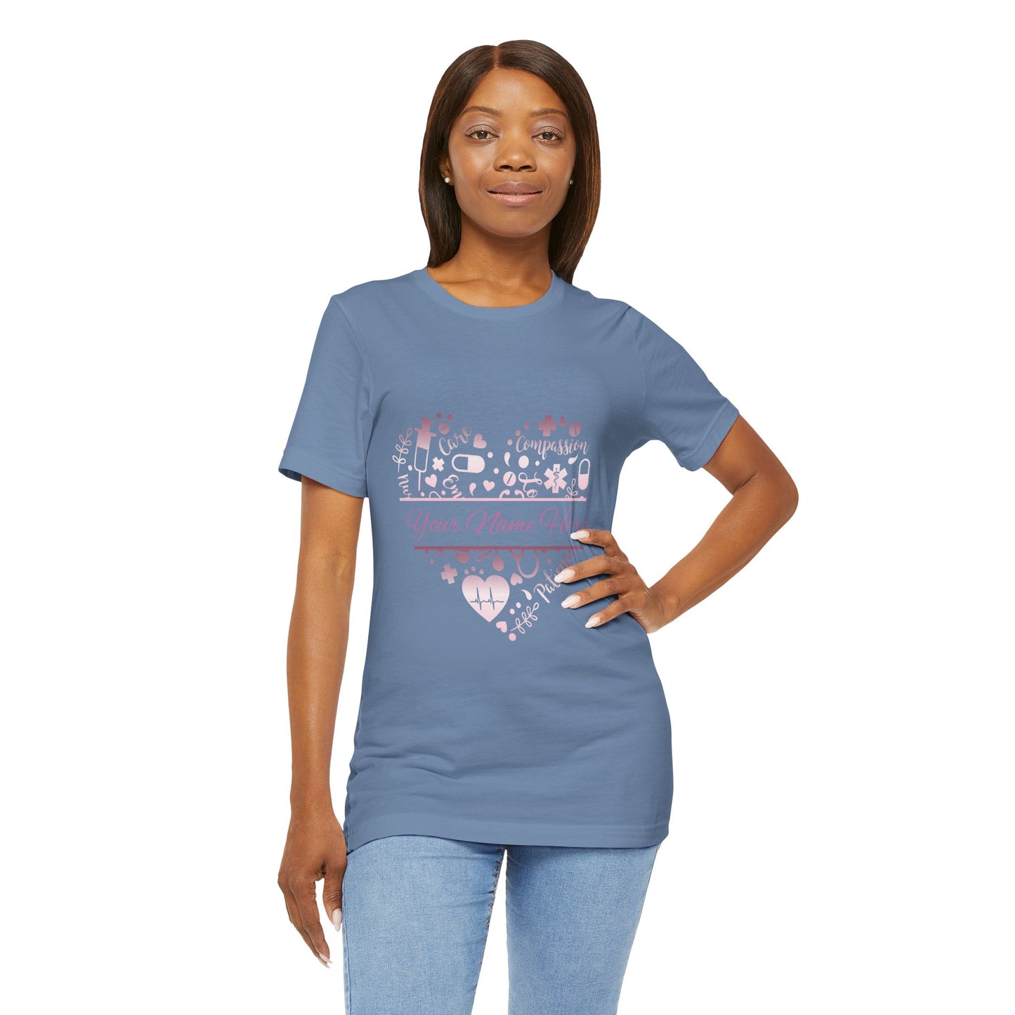 Monogram Heart rose gold