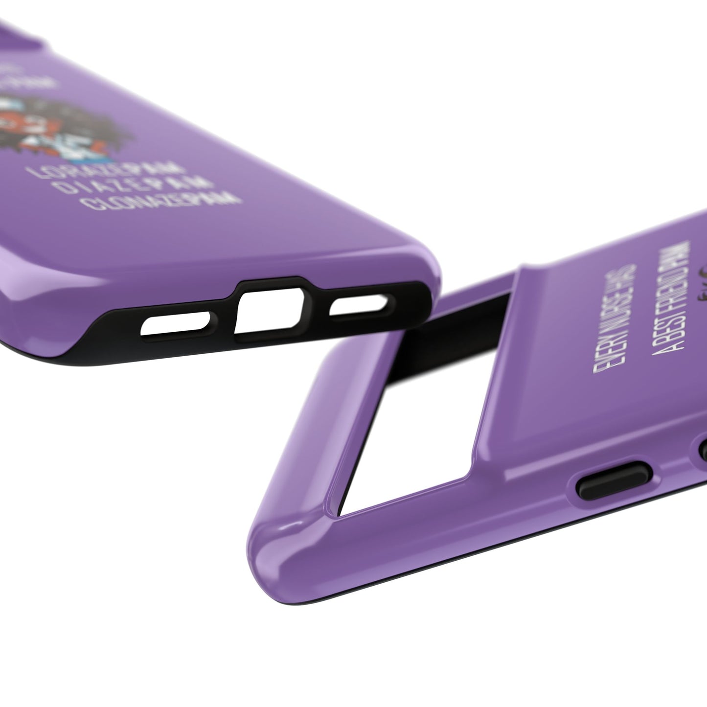 Nurse Google Pixel Tough Case - Every Nurse Has a Friend Named PAM Design (2) - Light Purple