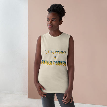 Lineman Tank - Married a Power Ranger colored chrome