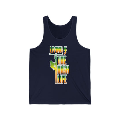 Lineman T-shirt - Living The High Life-gradient