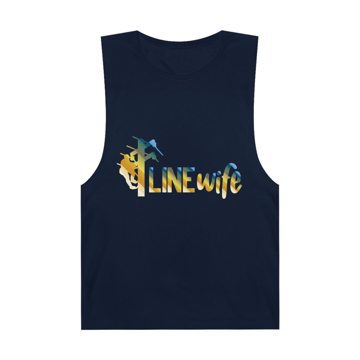 Lineman Tank - lineman-wife colored chrome