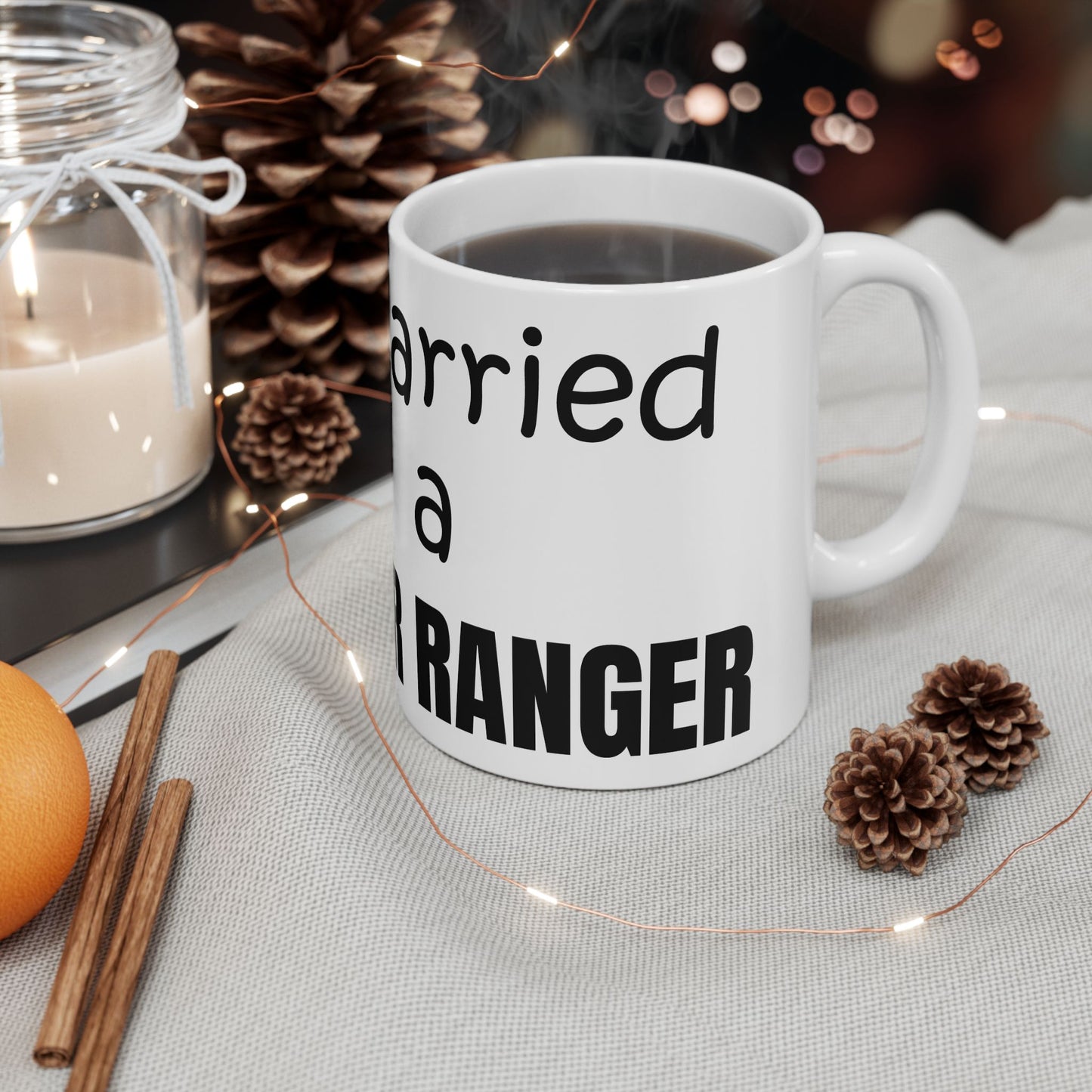 I married a Power Ranger Ceramic Mug, (11oz, 15oz)