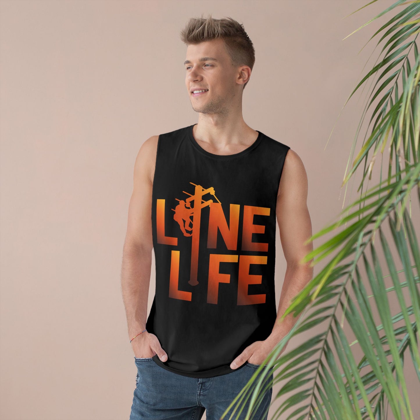 Lineman Tank - lineman-life sky 24