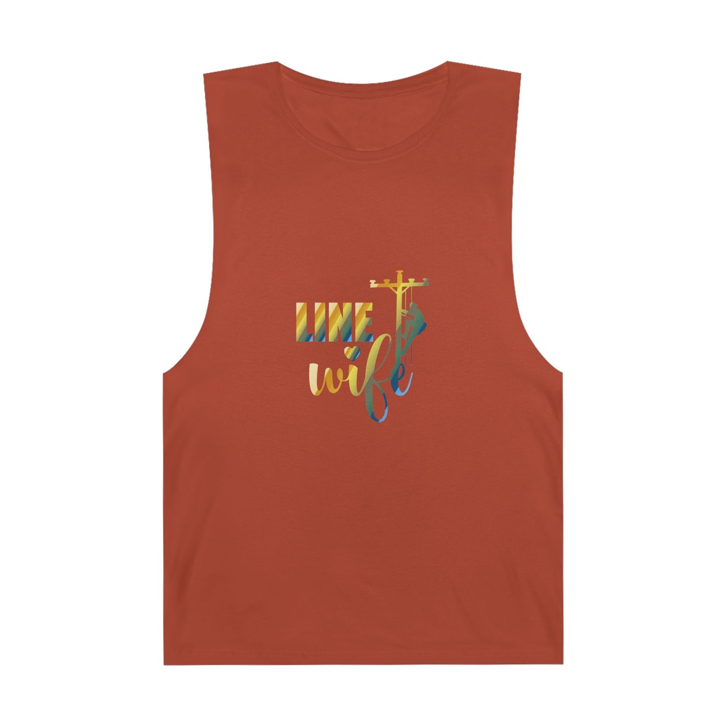 Lineman Tank - Line Wife colored chrome