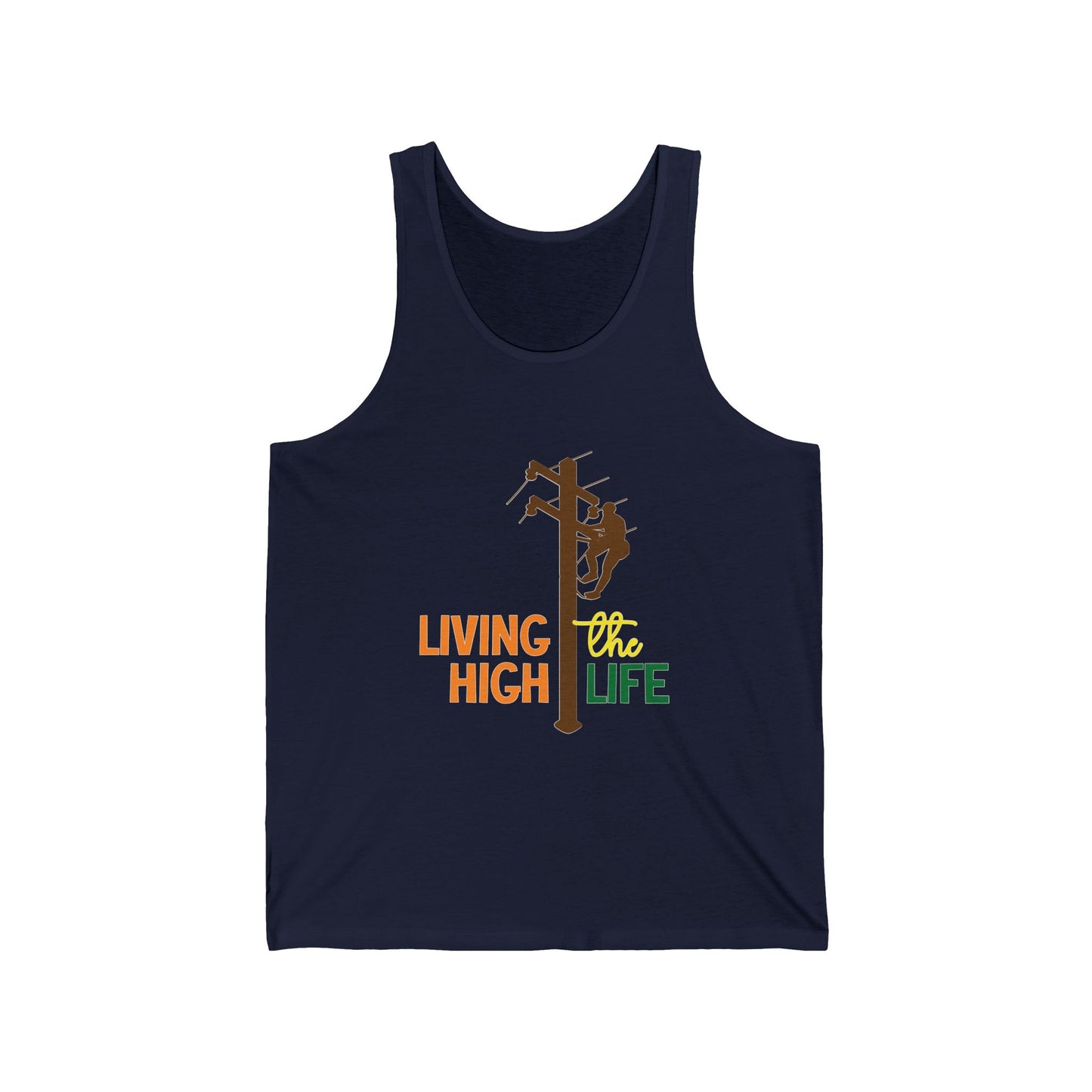 Lineman T-shirt - living the high life - color