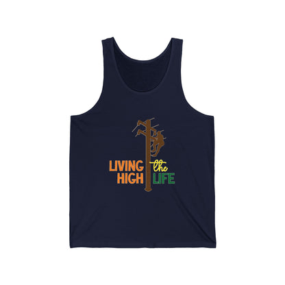 Lineman T-shirt - living the high life - color