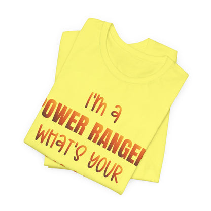 Lineman T-shirt - power ranger super power sky 24