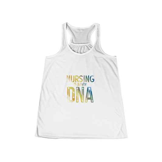 Nursing is in my DNA colored chrome