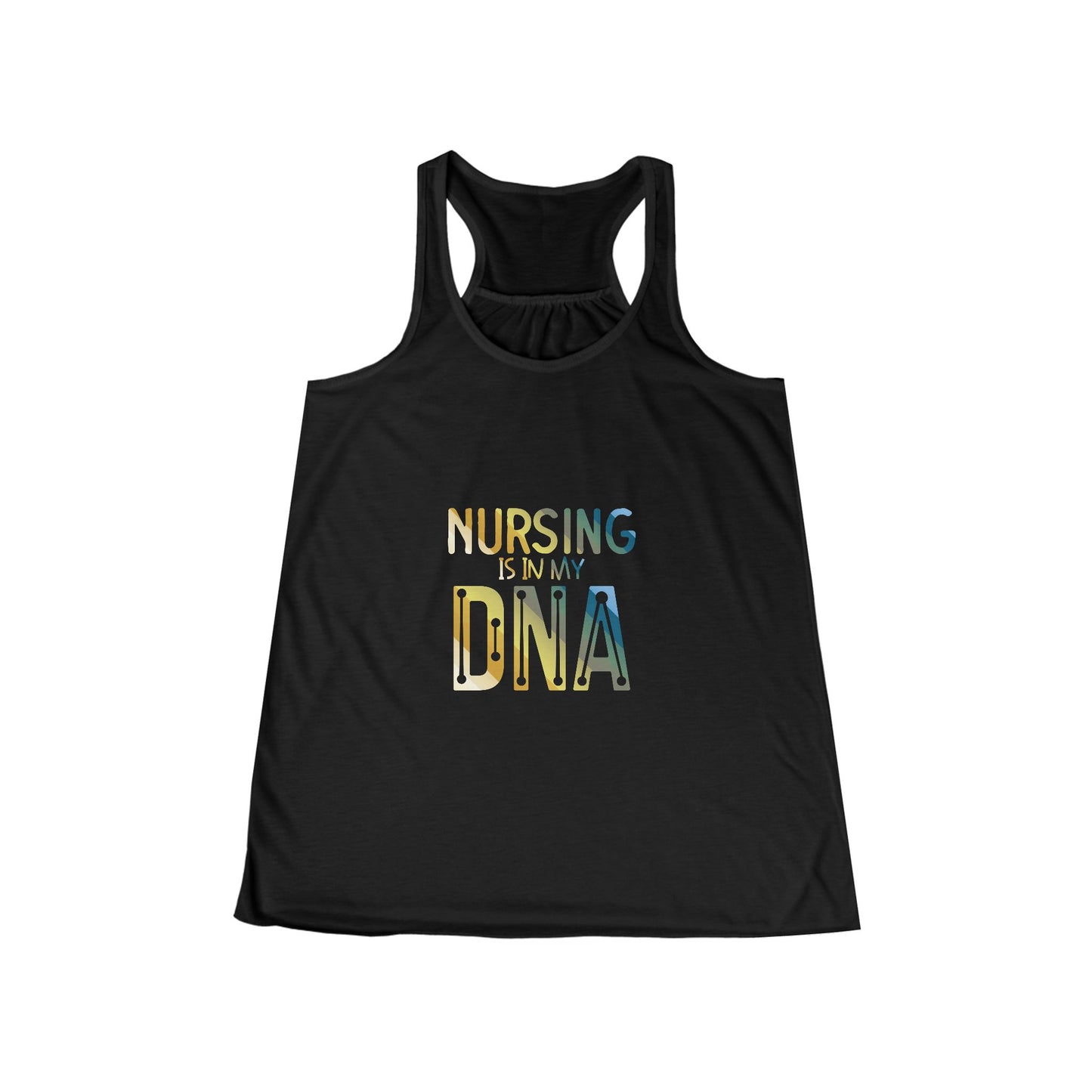Nursing is in my DNA colored chrome