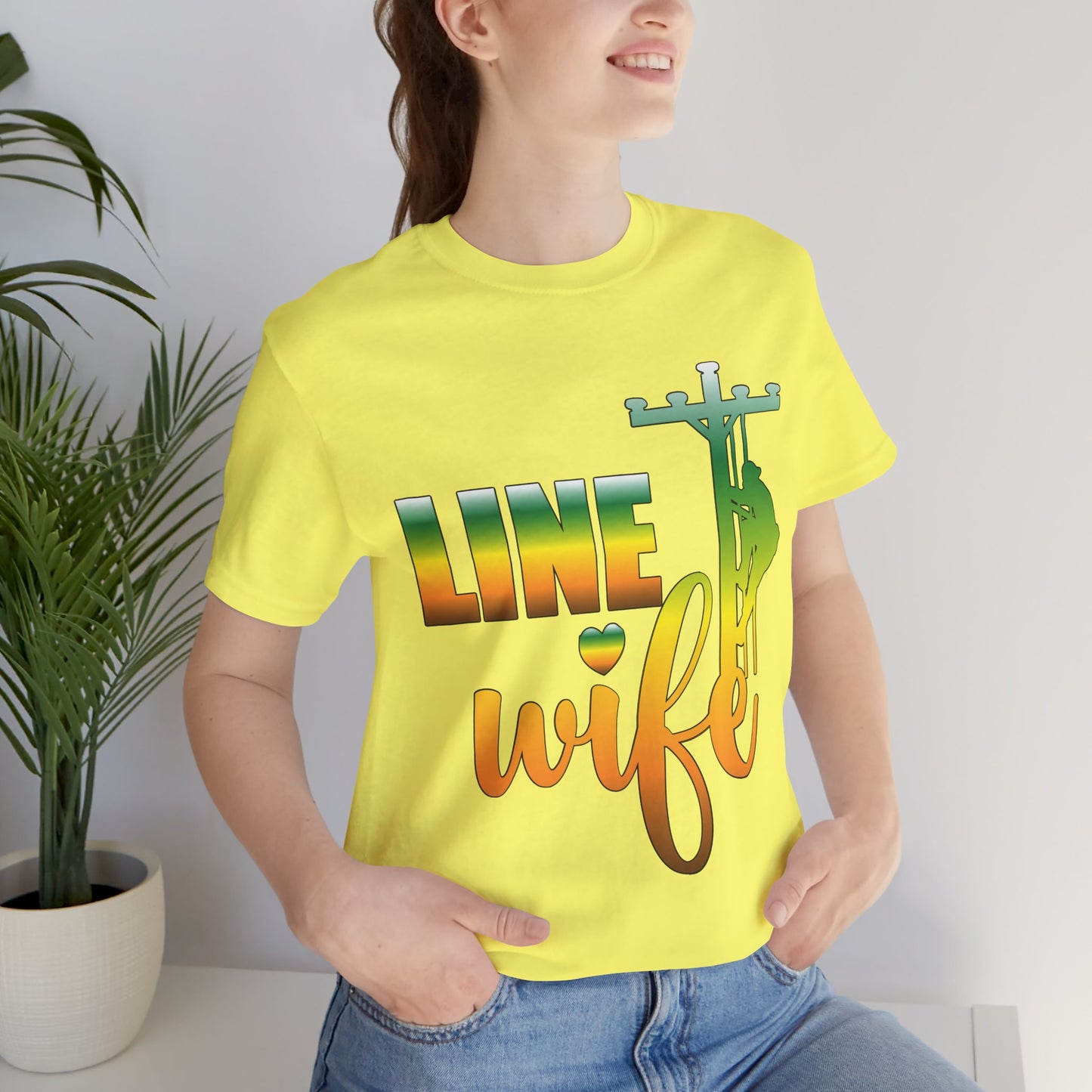 Lineman T-shirt - Line Wife gradient