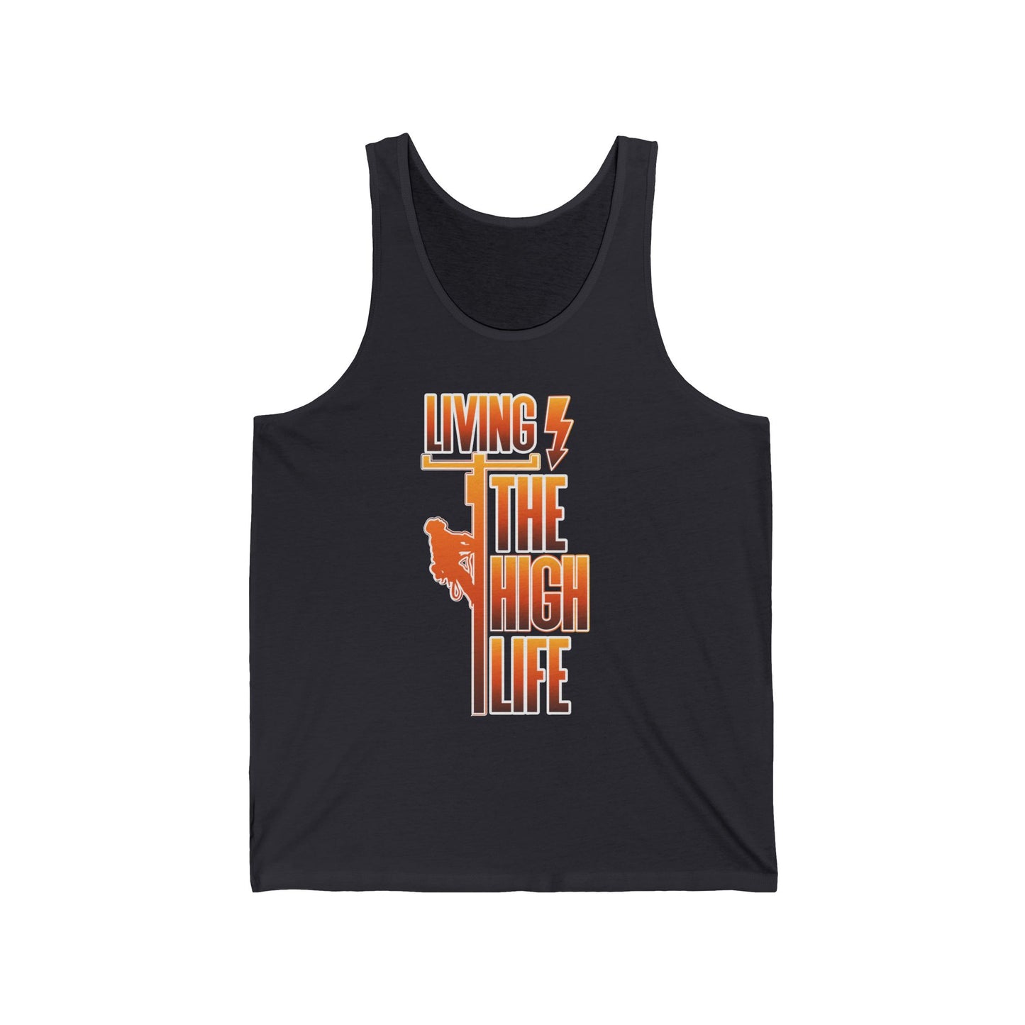 Lineman T-shirt - Living The High Life-sky 24