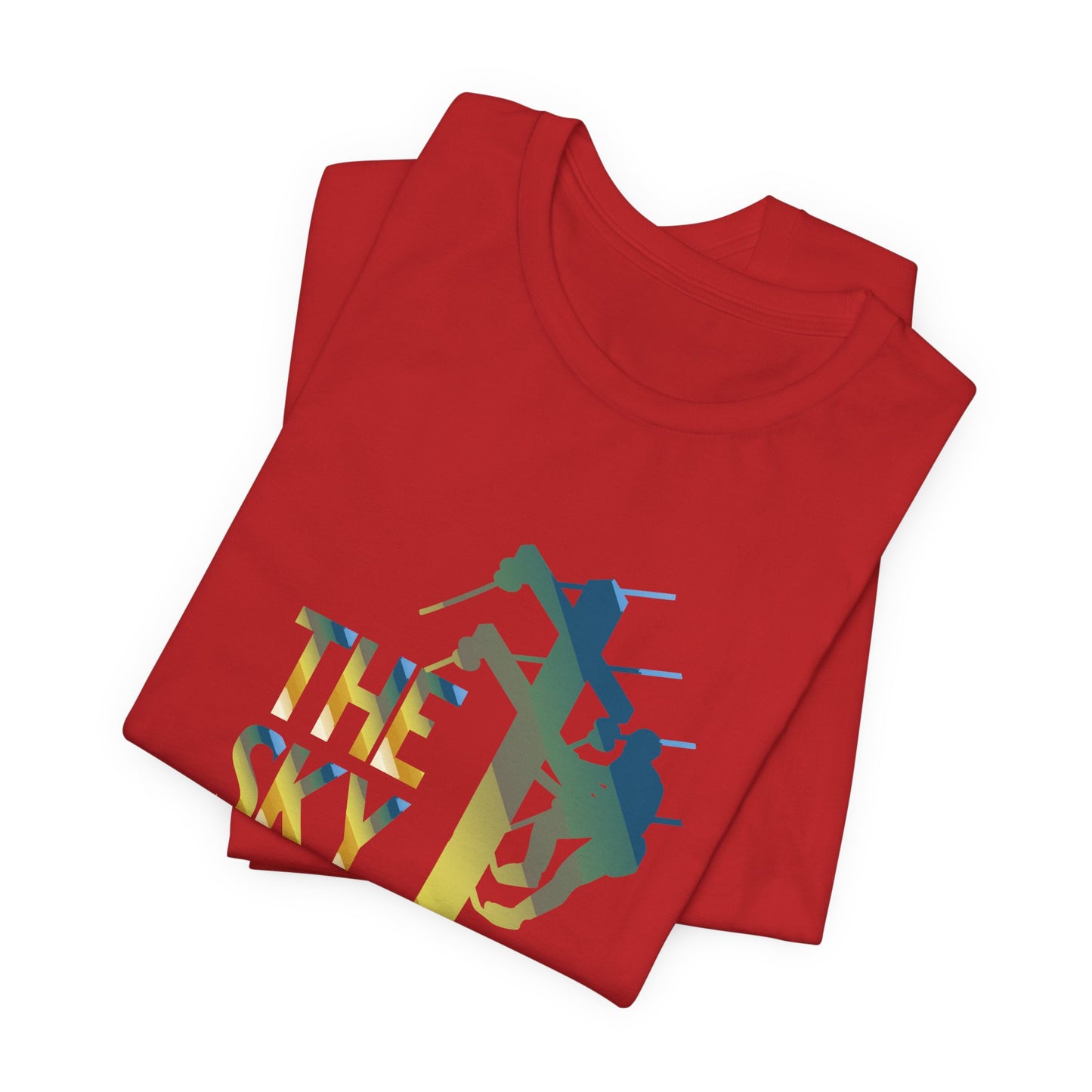 Lineman T-shirt - the-sky-is-the-limit-lineman colored chrome