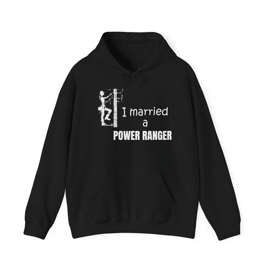 Gildan Hoodie - I Married a Power Ranger (female)