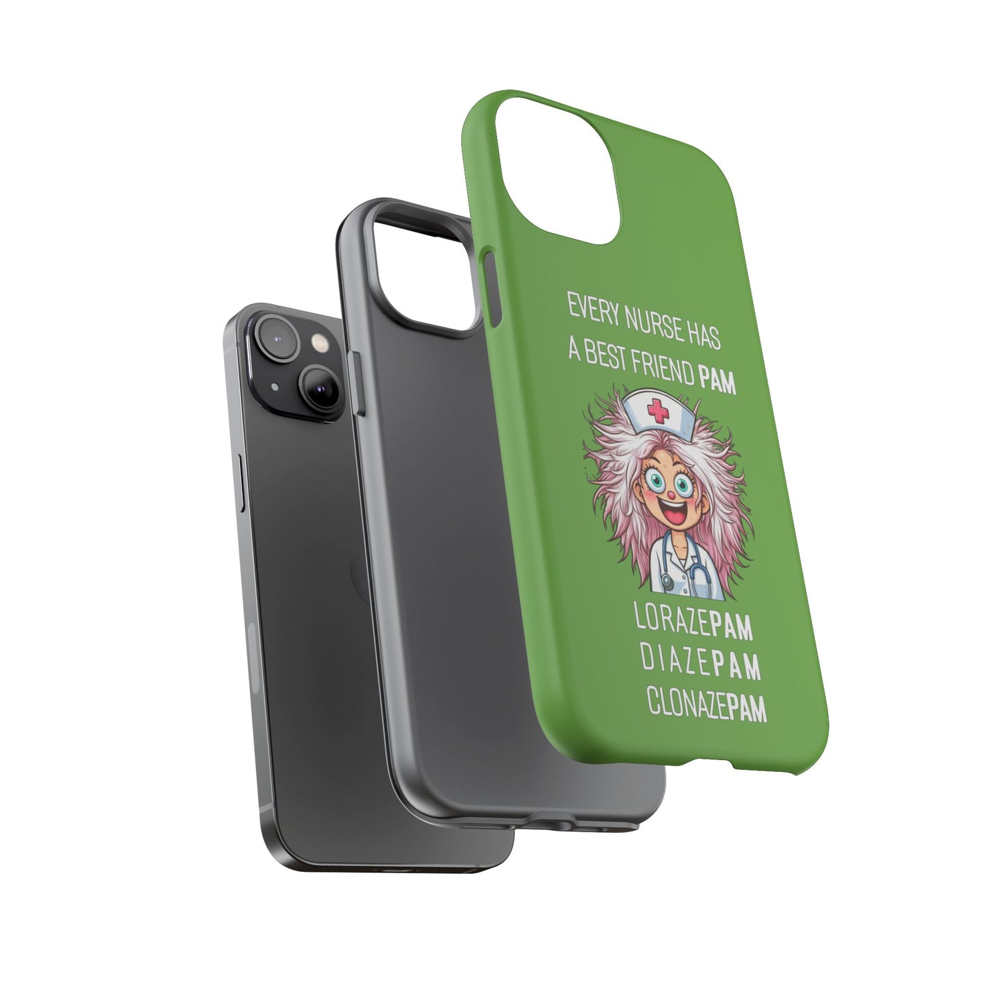 Nurse iPhone Tough Case - Every Nurse Has a Friend Named PAM Design (1) - Green