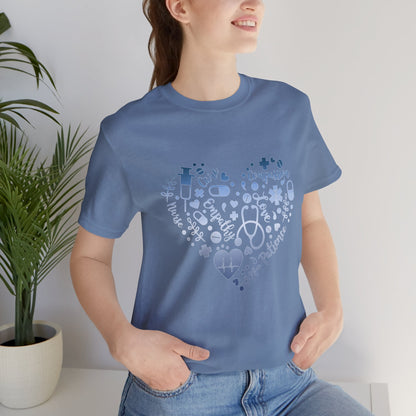 Monogram Heart 1 blue steel